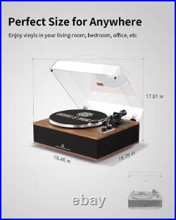 ANGELS HORN Vinyl Record Player, Bluetooth Turntable with Built in Speakers ANGELS HORN Vinyl Record Player, Bluetooth Turntable with Built in Speakers