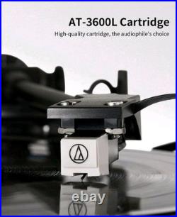 ANGELS HORN Vinyl Record Player, Bluetooth Turntable with Built in Speakers