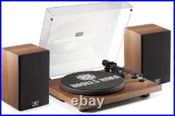 ANGELS HORN Vinyl Record Player, Hi-Fi System Bluetooth Turntable withspeaker