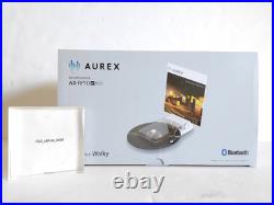 AUREX AX-RP10 Record Player Bluetooth USB Rechargeable 33/45 RPM Portable JP New