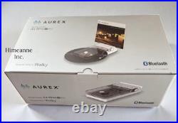 AUREX AX-RP10(W) Compact Bluetooth Record Player White Audio Sound Music