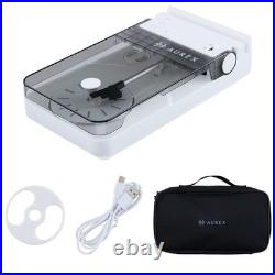 AUREX AX-RP10(W) White Compact Record Player with Auto Stop, 33/45 RPM New JAPAN