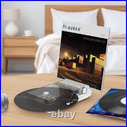 AUREX AX-RP10(W) White Compact Record Player with Auto Stop, 33/45 RPM New JAPAN