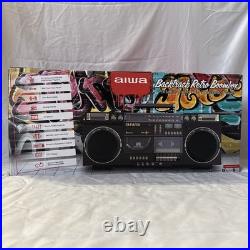 Aiwa Backtrack Retro Boombox CD Player Cassette Recording Bluetooth