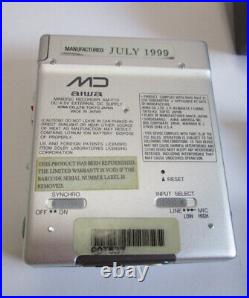 Aiwa MD MiniDisc AM-F70 Portable Walkman Recorder Player