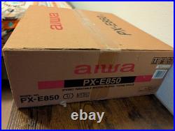 Aiwa PX-E850U Record Player Turntable BRAND NEW Opened Box to verify RARE Aiwa PX-E850U Record Player Turntable BRAND NEW Opened Box to verify RARE