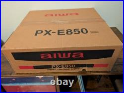 Aiwa PX-E850U Record Player Turntable BRAND NEW Opened Box to verify RARE Aiwa PX-E850U Record Player Turntable BRAND NEW Opened Box to verify RARE