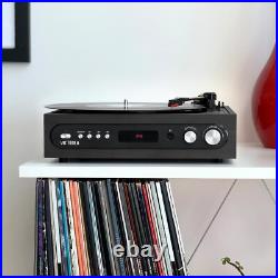 All-in-1 Bluetooth Record Player with Built in Speakers and 3-Speed Turntable All-in-1 Bluetooth Record Player with Built in Speakers and 3-Speed Turntable