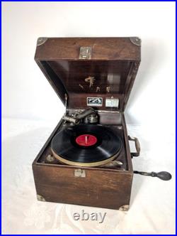 Antique 1920s Victor Talking Machine VV-50 Phonograph Record Player Works