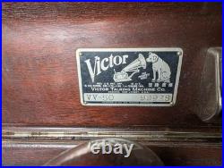 Antique 1920s Victor Talking Machine VV-50 Phonograph Record Player Works