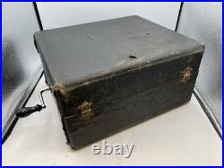 Antique Brunswick Model 102 Portable Suitcase Gramophone Works