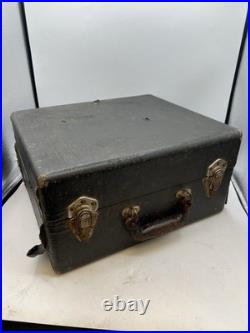 Antique Brunswick Model 102 Portable Suitcase Gramophone Works