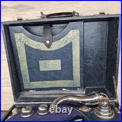 Antique Cecilian Melophonic Wind Up Record Player used READ Rare Untested