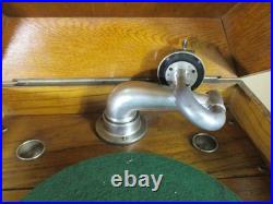 Antique Columbia Grafonola Table Top Crank Phonograph Record Player WORKS WELL