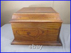 Antique Columbia Grafonola Table Top Crank Phonograph Record Player WORKS WELL