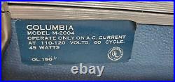 Antique Columbia Suitcase Record Player Masterwork M2004 Phonograph