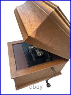 Antique Edison Amberola DX Cylinder Record Player Phonograph Sounds Lovely Antique Edison Amberola DX Cylinder Record Player Phonograph Sounds Lovely