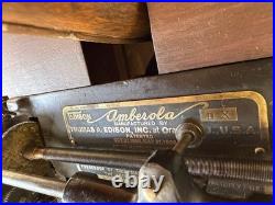 Antique Edison Amberola DX Cylinder Record Player Phonograph Sounds Lovely Antique Edison Amberola DX Cylinder Record Player Phonograph Sounds Lovely