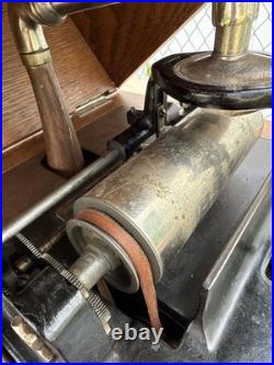 Antique Edison Amberola DX Cylinder Record Player Phonograph Sounds Lovely Antique Edison Amberola DX Cylinder Record Player Phonograph Sounds Lovely
