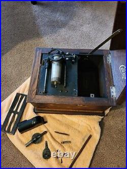 Antique Edison Amberola Phonograph Model 30, Cylinder Player Free Shipping