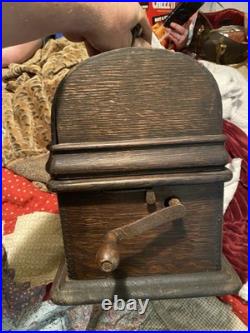 Antique Edison Gem phonograph cylinder record player as found