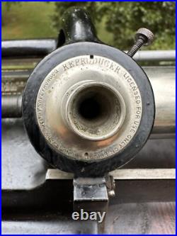 Antique Edison Long Case Model Home Cylinder Record Player Oak Phonograph