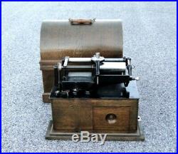 Antique Edison cylinder style phonograph record player-local pickup Pennsylvania