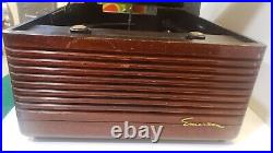 Antique Emerson 703, Series B Phonograph Record Player Five Tube AM Radio