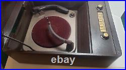 Antique Emerson 703, Series B Phonograph Record Player Five Tube AM Radio