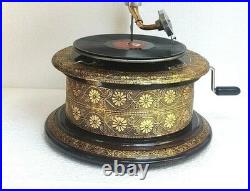 Antique Gramophone, Fully Functional Working Phonograph, win-up record player
