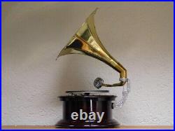 Antique Gramophone, Fully Functional Working Phonograph, win-up record player Antique Gramophone, Fully Functional Working Phonograph, win-up record player