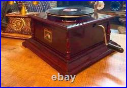 Antique Gramophone, Fully Functional Working Phonograph, win-up record player