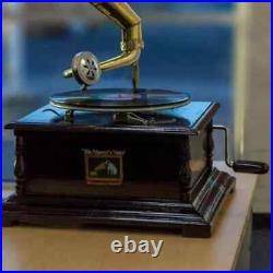 Antique Gramophone, Fully Functional Working Phonograph, win-up record player