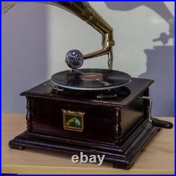 Antique Gramophone, Fully Functional Working Phonograph win-up record player
