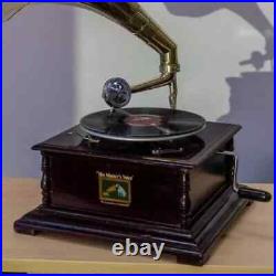 Antique Gramophone, Fully Functional Working Phonograph, win-up record player