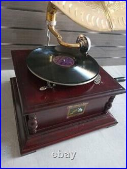 Antique Gramophone, Fully Functional Working Phonograph, win-up record player