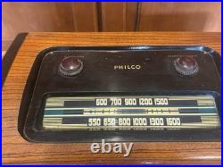 Antique Philco Phonograph Radio Bing Crosby Front Loading Record Player VIDEO