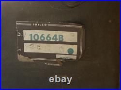 Antique Philco Phonograph Radio Bing Crosby Front Loading Record Player VIDEO