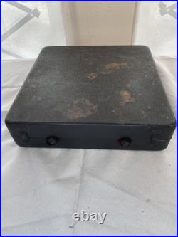 Antique Polly Portable Wind Up Phonograph Record Player withCase & Needles Works Antique Polly Portable Wind Up Phonograph Record Player withCase & Needles Works