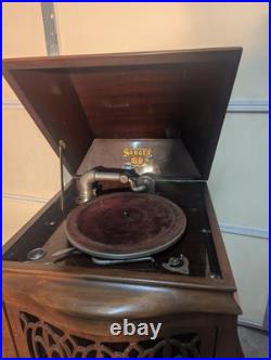 Antique Sonora VICTROLA Phonograph Record Player Works. Free shipping