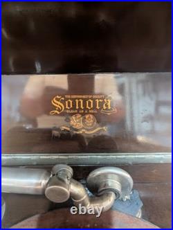 Antique Sonora VICTROLA Phonograph Record Player Works. Free shipping
