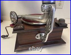 Antique The Leader Gramophone Phonograph Victor Record Player RENA Stroboscope