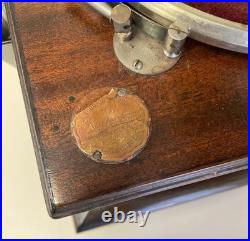 Antique The Leader Gramophone Phonograph Victor Record Player RENA Stroboscope