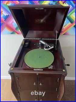 Antique VICTOR VICTROLA PHONOGRAPH VV-XIa TALKING MACHINE Record Player