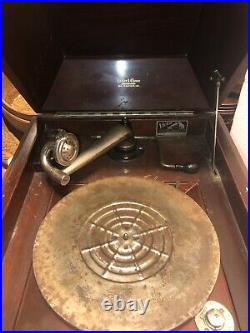 Antique VICTOR VICTROLA PHONOGRAPH VV-Xi TALKING MACHINE Record Player