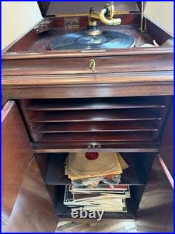 Antique VICTOR VICTROLA PHONOGRAPH VV-Xi TALKING MACHINE Record Player PLAYS