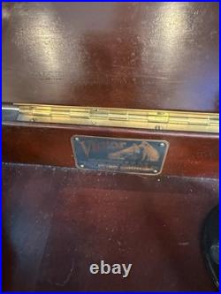 Antique VICTOR VICTROLA PHONOGRAPH VV-Xi TALKING MACHINE Record Player PLAYS