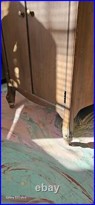 Antique Victor Victrola XI Tipe J Phonograph Cabinet Record Player W Records In