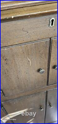 Antique Victor Victrola XI Tipe J Phonograph Cabinet Record Player W Records In