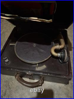 Antique Victrola Talking Machine Portable Phonograph Record Player Camden NJ Antique Victrola Talking Machine Portable Phonograph Record Player Camden NJ